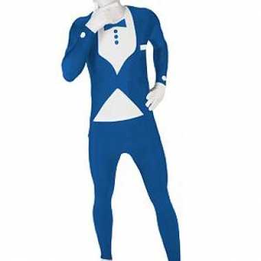 Tuxedo morphsuits blauw