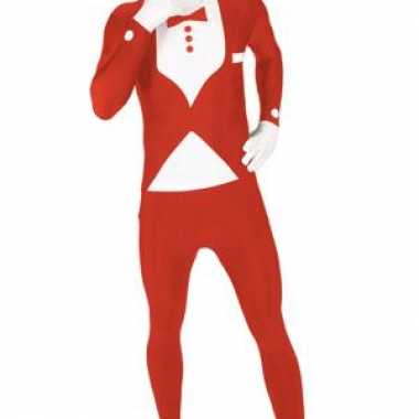 Tuxedo morphsuits rood